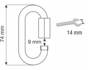 Mailon - OVAL QUICK LINK STEEL 10mm
